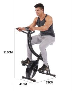 Pleny-Foldable-Fitness-Exercise-Bike-Review-Size