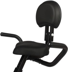 Seat with handgrip of Zaap Fitness Folding X-Bike